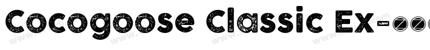 Cocogoose Classic Ex字体转换